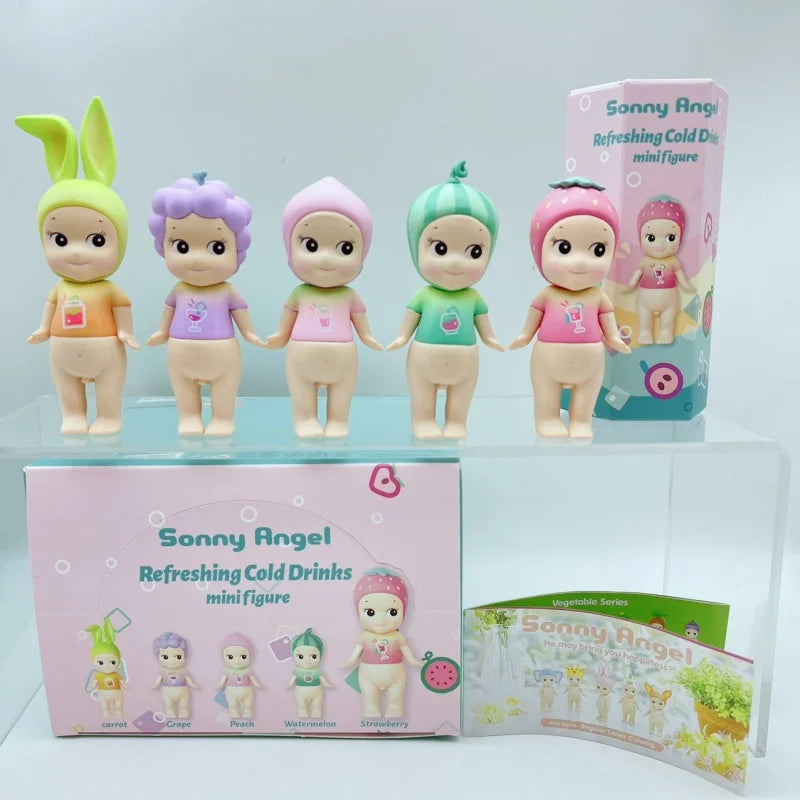 2025 Hot Dreams Sonny Angel Refreshing Cold Drinks Series 1:1 Replica Surprise Blind Box Trendy  Figurine Desktop Ornaments Gift