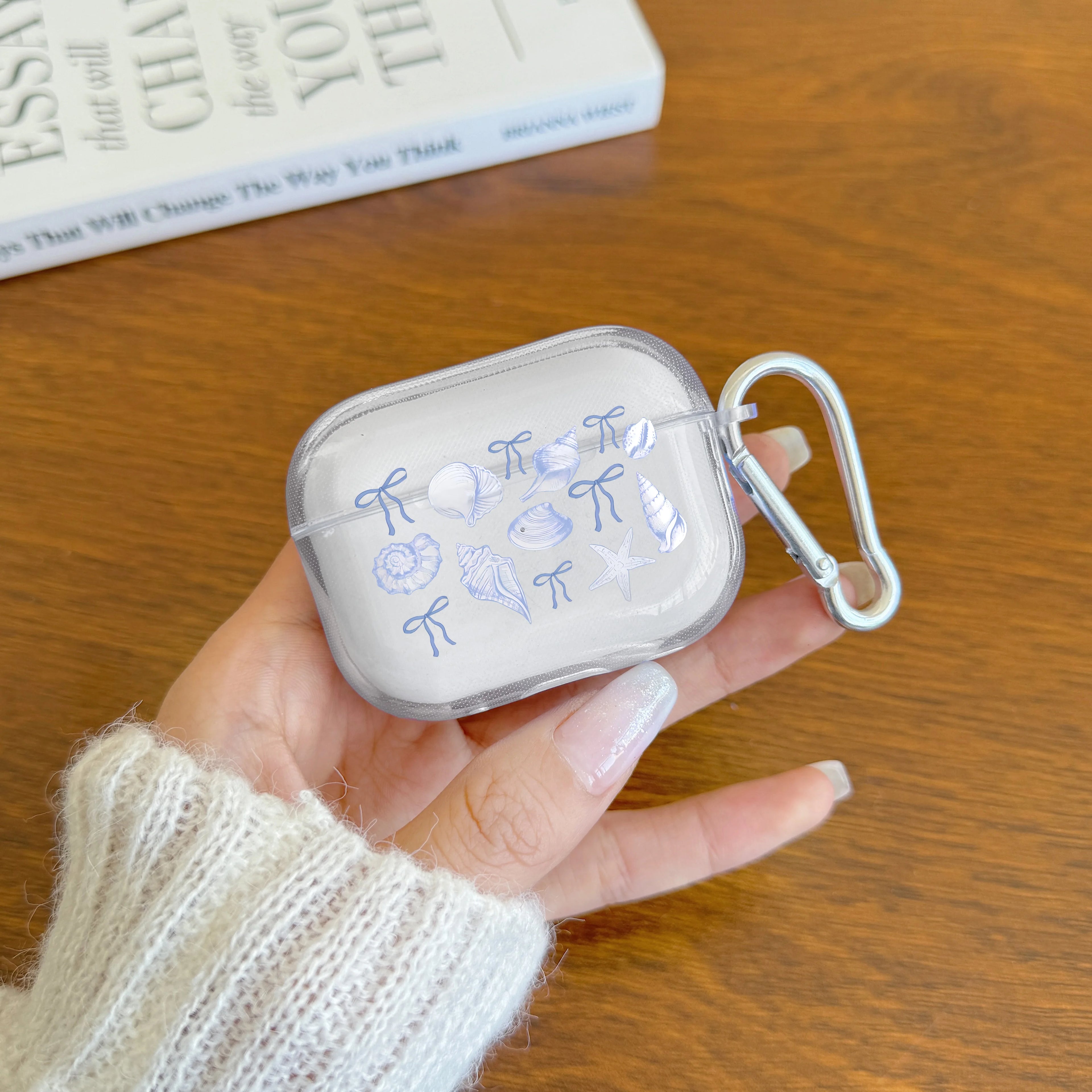 Pink Bow Designed Case For AirPods