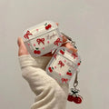 Cute Bow Cherry Earphone Case For AirPods Pro