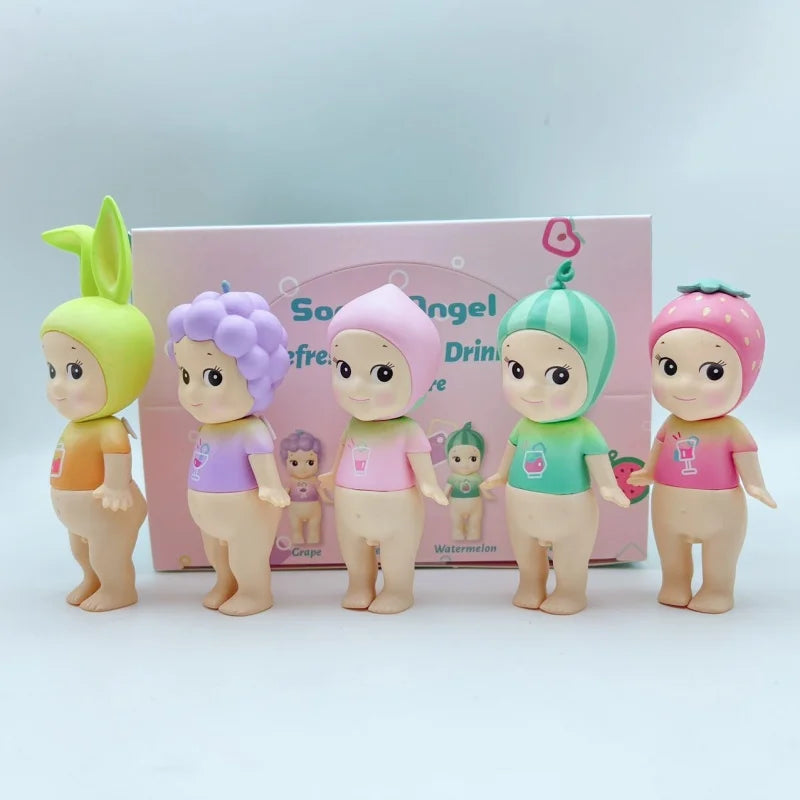 2025 Hot Dreams Sonny Angel Refreshing Cold Drinks Series 1:1 Replica Surprise Blind Box Trendy  Figurine Desktop Ornaments Gift