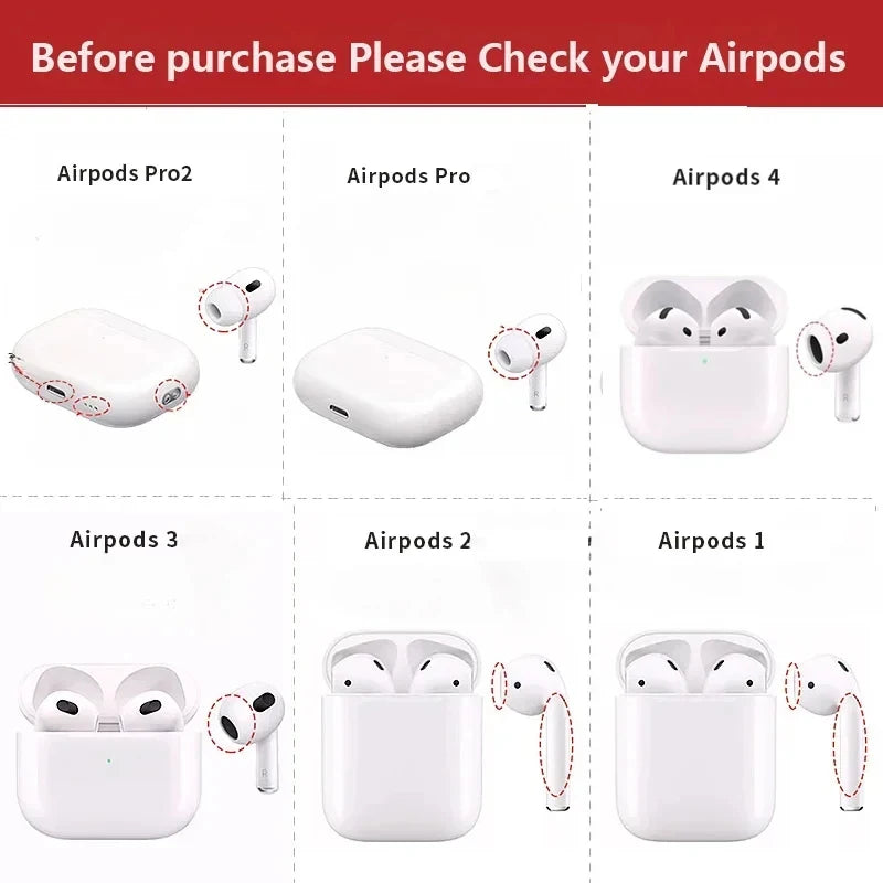 Cute Bow Cherry Earphone Case For AirPods Pro