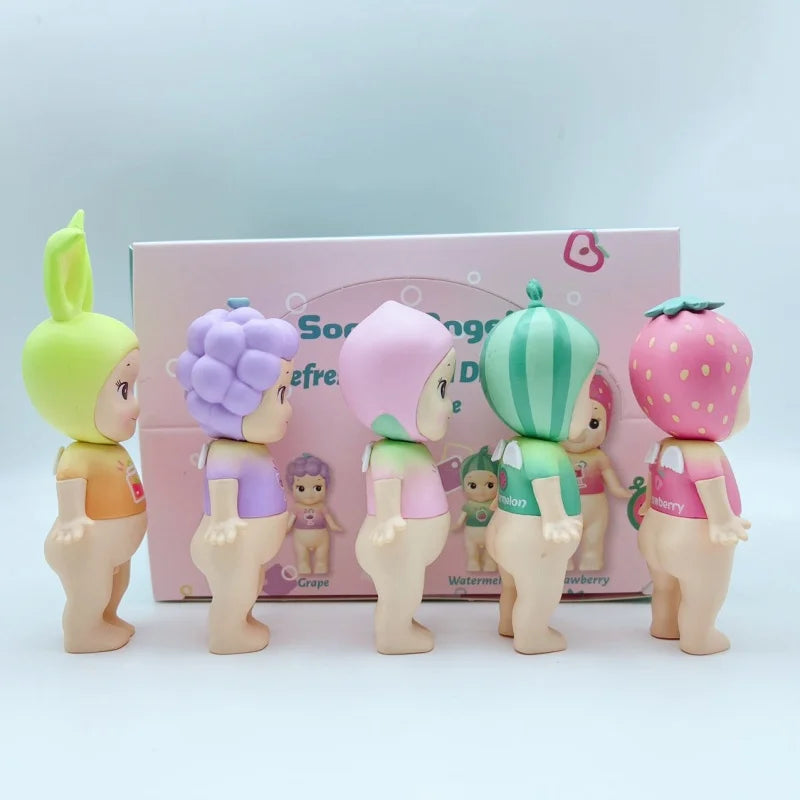 2025 Hot Dreams Sonny Angel Refreshing Cold Drinks Series 1:1 Replica Surprise Blind Box Trendy  Figurine Desktop Ornaments Gift