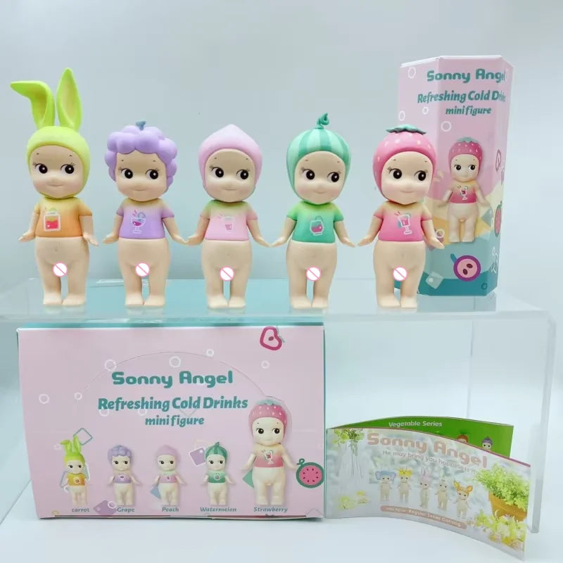 2025 Hot Dreams Sonny Angel Refreshing Cold Drinks Series 1:1 Replica Surprise Blind Box Trendy  Figurine Desktop Ornaments Gift