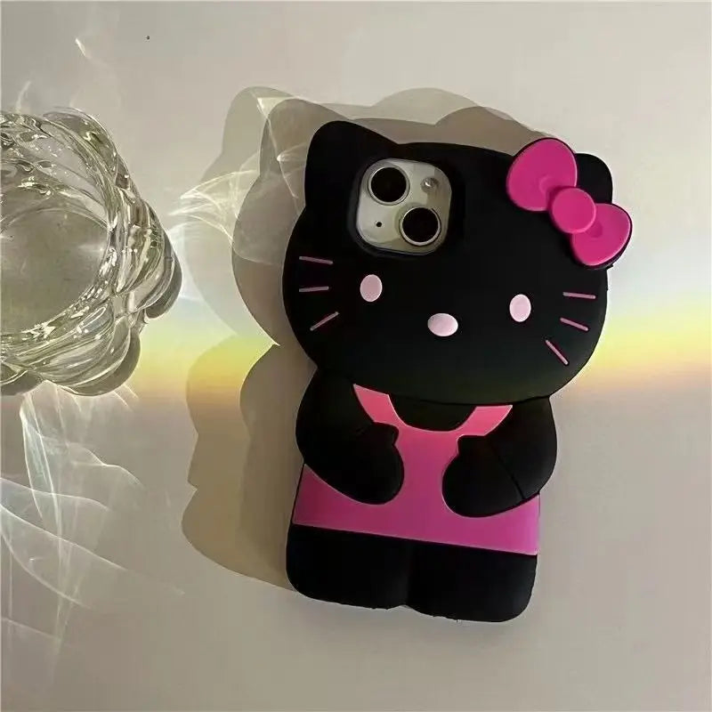 Hello Kitty Cat 3D Silicone Soft Phone Case