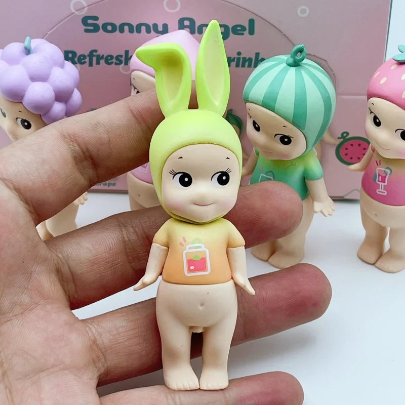 2025 Hot Dreams Sonny Angel Refreshing Cold Drinks Series 1:1 Replica Surprise Blind Box Trendy  Figurine Desktop Ornaments Gift